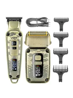 VGR V-641 | Набор для стрижки и бритья с двумя функциями