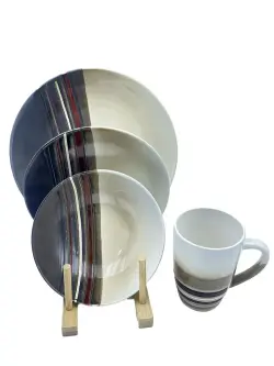 0756-9 | Nahar Toplumy 24 bölek, 6 adamlyk, Ak reňk