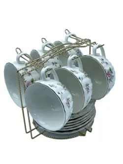 EQTP EQTP991-M11 | Набор чашек для чая на стойке 200 мл