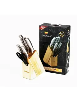 Haus Roland HR619-1 | Набор ножей 7 предметов с деревянной подставкой
