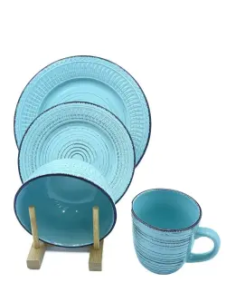 16159-9 | 16 sany ak nahar toplumy 4 adam üçin porselen