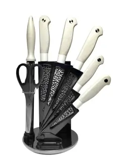 Bass B12514-ML | Набор ножей 6 шт с пластиковой подставкой