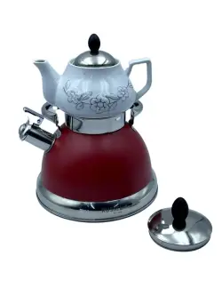 Hause Roland 4035 | Kettle Set with Whistle Stainless Steel 3.0L+0.7L