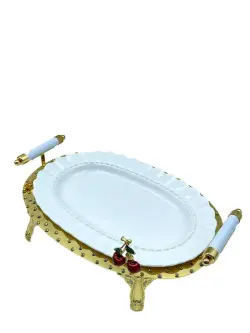 MAR MAR-1153 | Serving Plate Small Cherry Design