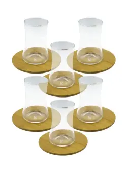 JD7751 | Bamboo Cup with Saucer Set 12pcs