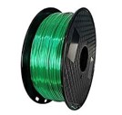 Filament (пластмассовая нить) для 3D принтера,1.75 mm, цвет зелёный, PLA+