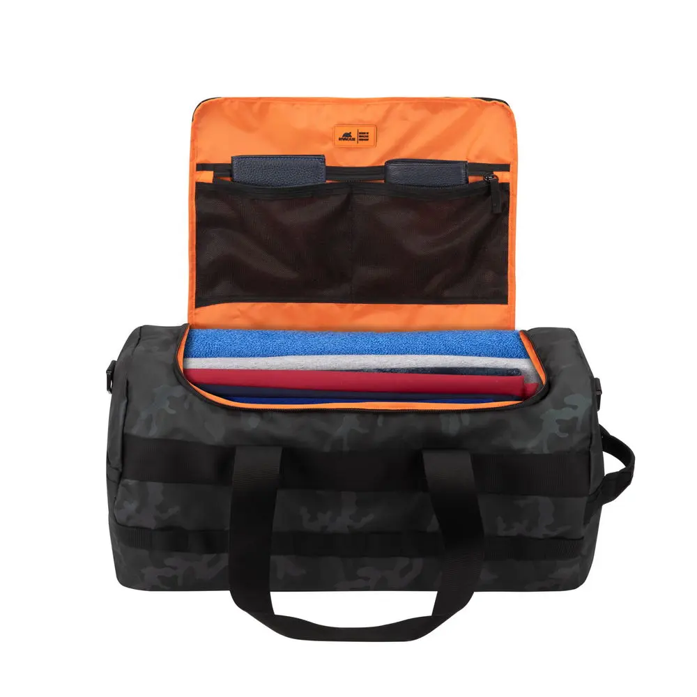 RIVACASE 7642 | Duffle sumka 50L Gök kamuflýaj