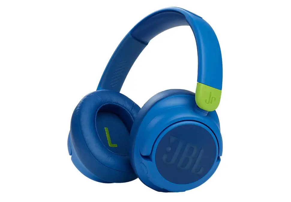 JBL JR460NC | Детские беспроводные наушники с шумоподавлением Синие