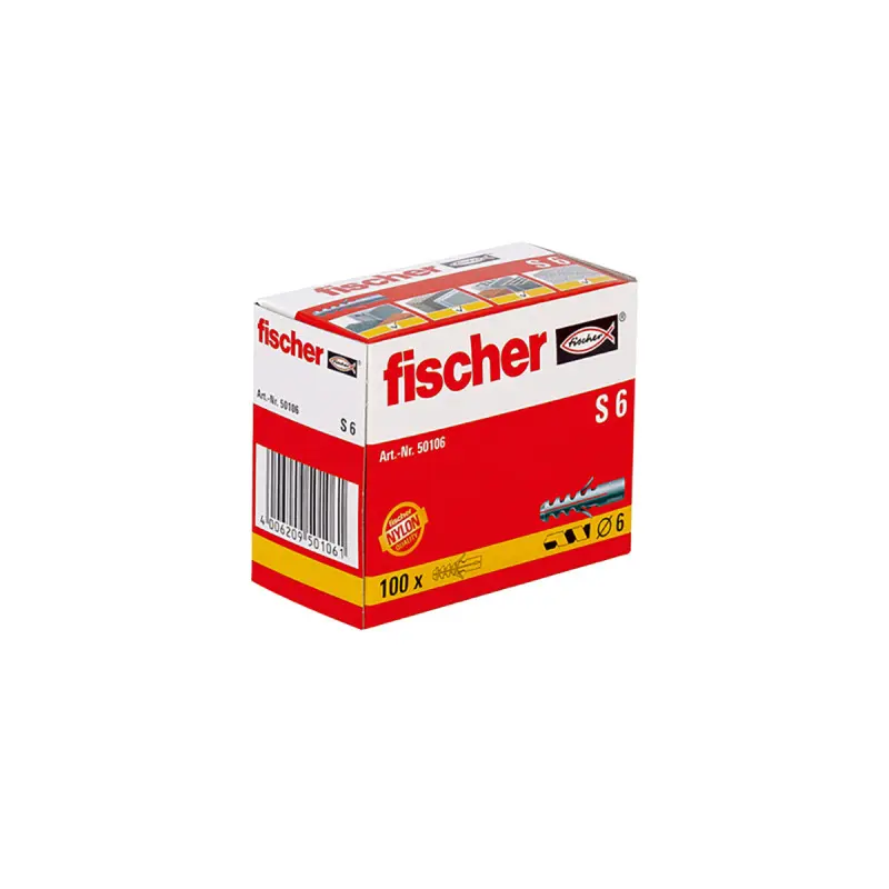 Köpugurly plasmast (çopik) S 6 "FISCHER"