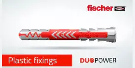 Köpugurly plasmast (çopik) DUOPOWER 10x50 "FISCHER"